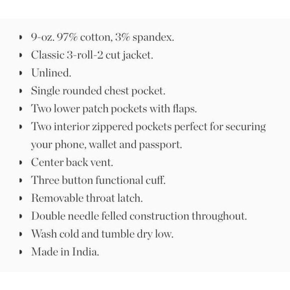 Taylor Stitch Navy Blue Lightweight Jacket - Picture 14 of 14